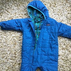 Patagonia infant snowsuit
